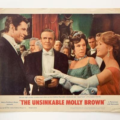 The Unsinkable Molly Brown original 1964 vintage lobby card