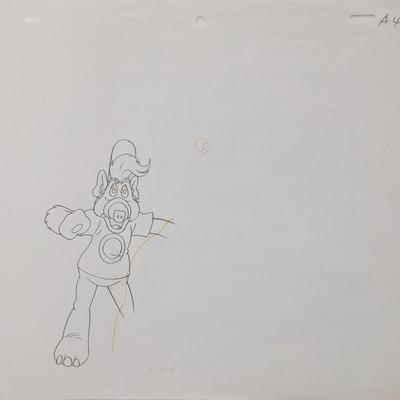 ALF Tales Original Sketch and Animation Cel 