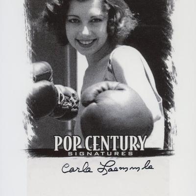 Carla Laemmle signed photo