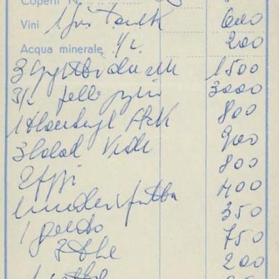 Mrs Desi Arnaz signed receipt