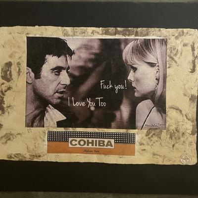Fairchild Paris limited edition Scarface Cohiba print