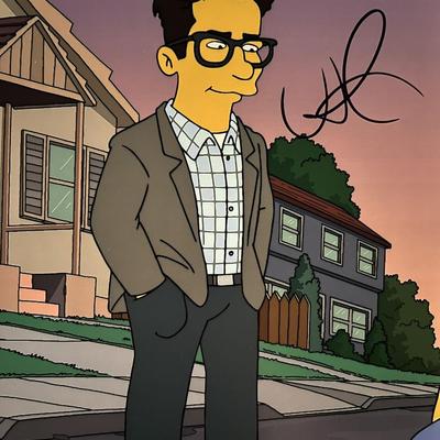 The Simpsons JJ Abrams signed photo