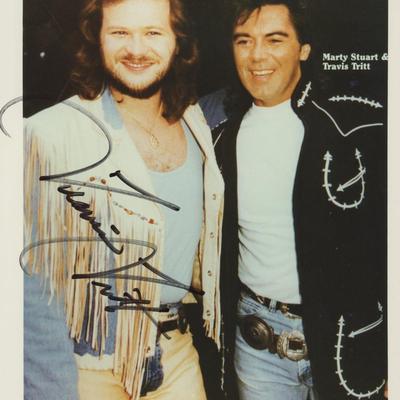 Travis Tritt signed photo