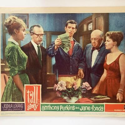 Tall Story original 1960 vintage lobby card