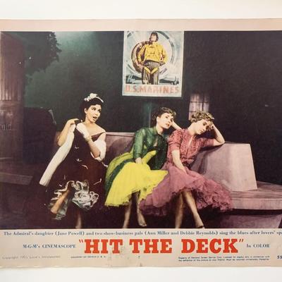 Hit the Deck original 1955 vintage lobby card