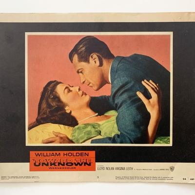 Toward the Unknown original 1956 vintage lobby card