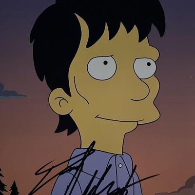 The Simpsons Daniel Radcliffe signed photo