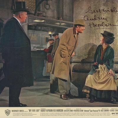 Audrey Hepburn signed "My Fair Lady" movie photo. GFA Authenticated