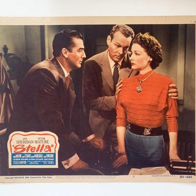 Stella original 1950  vintage lobby card