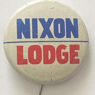 Richard Nixon campaign pin
