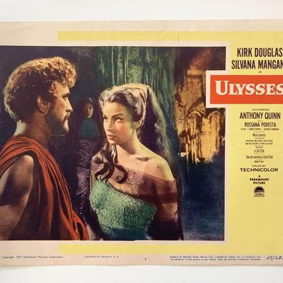 Ulysses original 1955 vintage lobby card