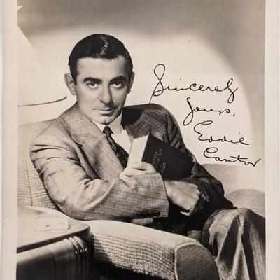 Eddie Cantor Signed Photo