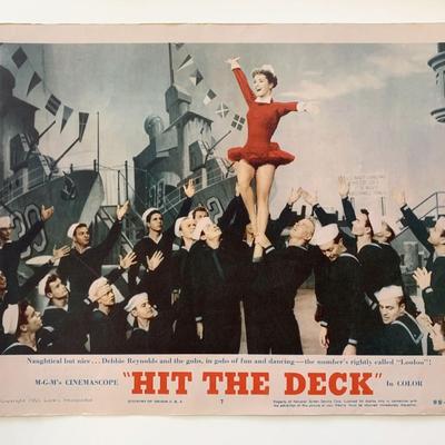 Hit the Deck original 1955 vintage lobby card