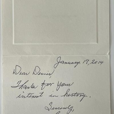 JFK assassination Gene Boone signed card