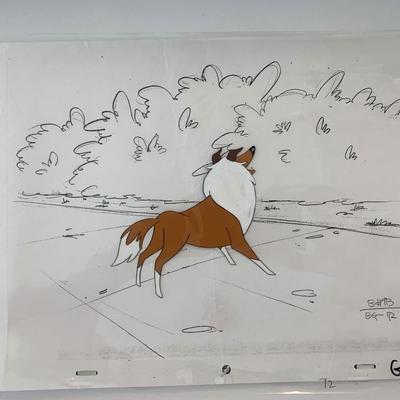 Original cartoon artwork sericel