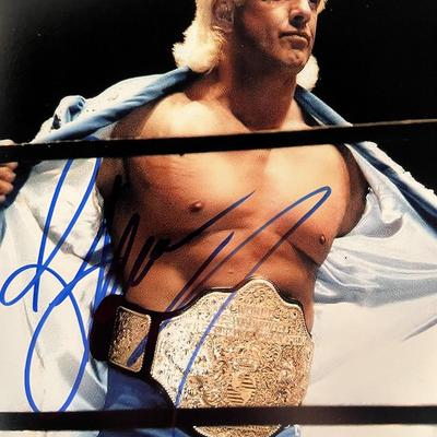 WWE Ric Flair signed photo
