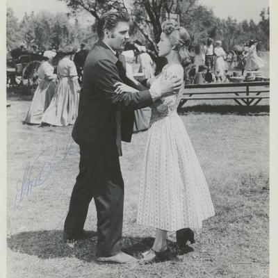 Elvis Presley signed movie photo. GFA Authenticated