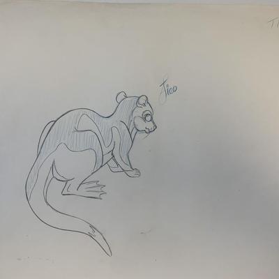 Original cartoon artwork sericel