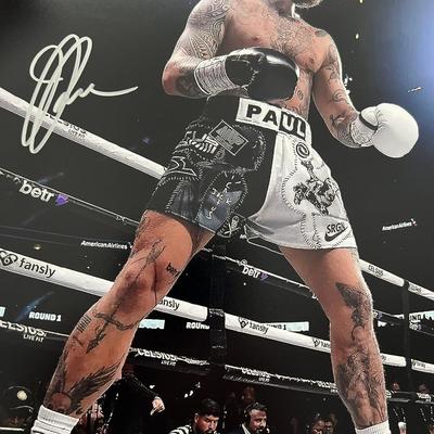 UFC Fighter Jake Paul signed photo