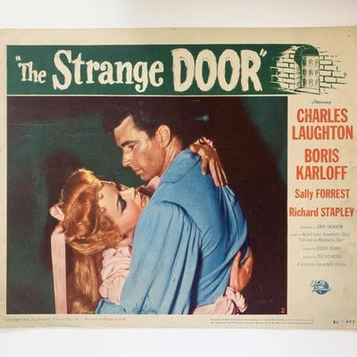 The Strange Door original 1951 vintage lobby card
