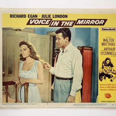 Voice in the Mirror original 1958 vintage lobby card