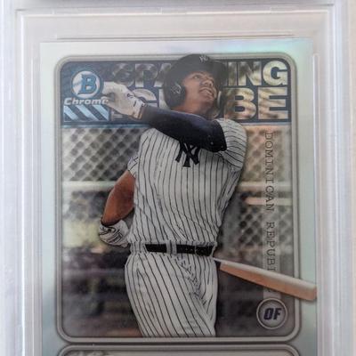 2020 Bowman Jasson Dominguez Paper Prospects PSA 10 Yankees