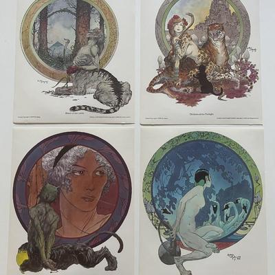 M.W. Kaluta Children Of The Twilight art portfolio