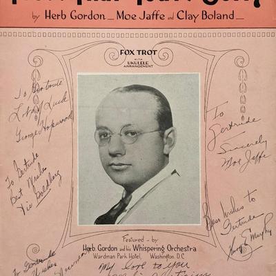 Prove That You're Sorry signed sheet music