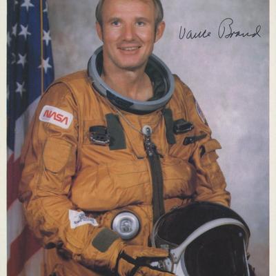 Astronaut Vance Brand signed photo