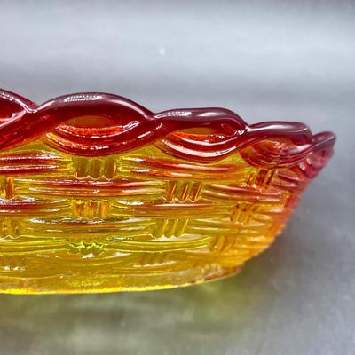Indiana Glass Amberina Depression Era Bowl