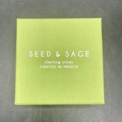 Sterling Silver Earrings by Seed and Sage