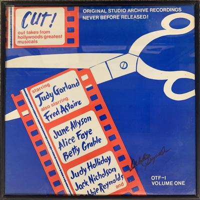 Debbie Reynolds Cut signed album