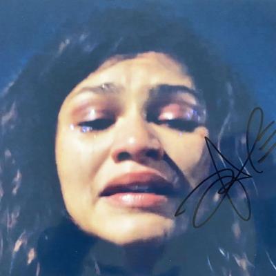 Euphoria Zendaya signed TV photo