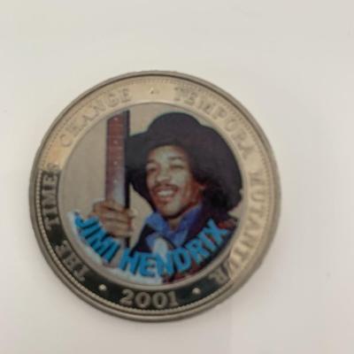 Jimi Hendrix Republic of Somalia 25 Shillings coin