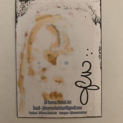 JD Correa hand drawn and signed sketch art