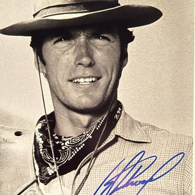 Clint Eastwood signed photo