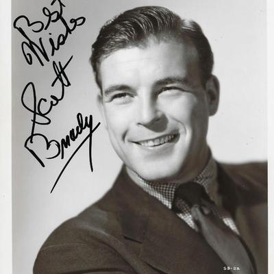 Scott Brady signed photo