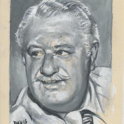 Alan Hale Sr. original drawing