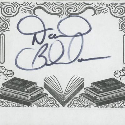 David Baldacci signed bookplate