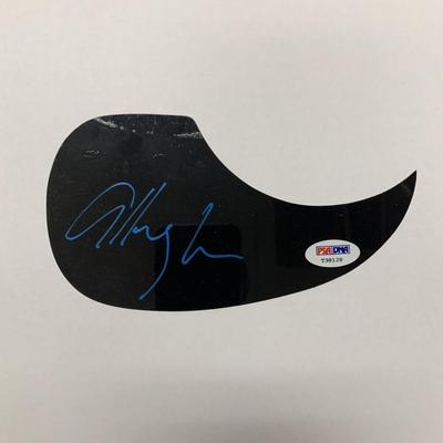 Allen Stone signed pick guard