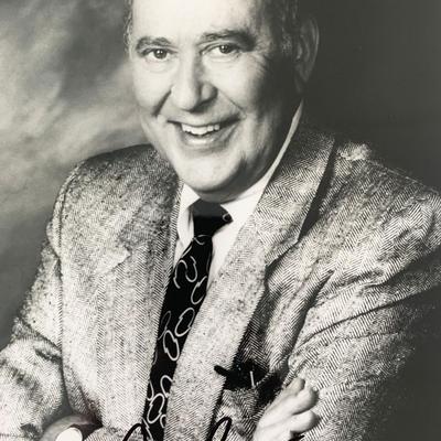 Carl Reiner signed photo