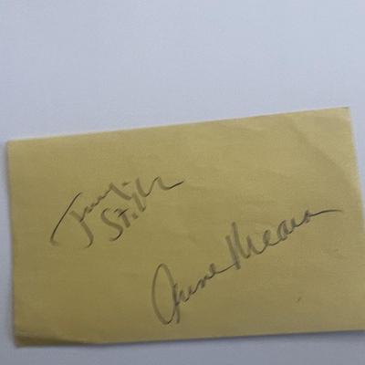 Jerry Stiller and Anne Meara signature cut