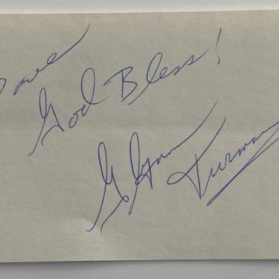 A Different World Glynn Turman original signature 