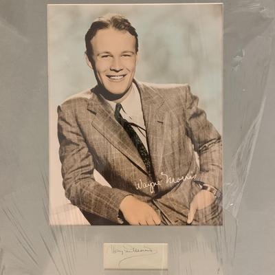 Paths of Glory Wayne Morris original signature