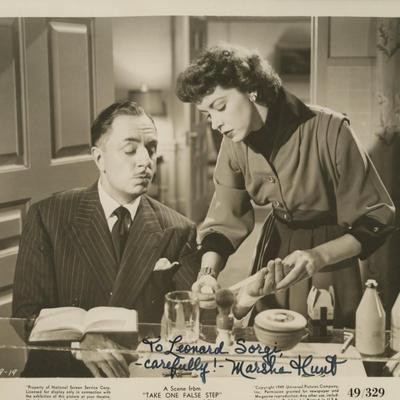 Take One False Step signed movie photo