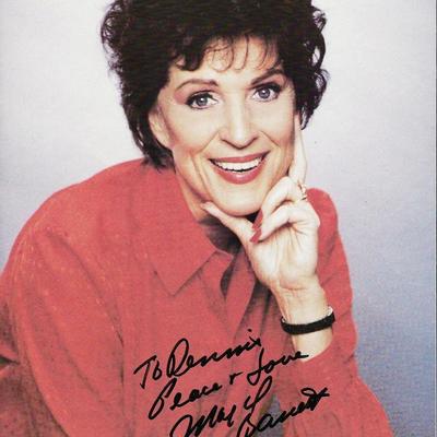 Star Trek Majel Barrett signed photo