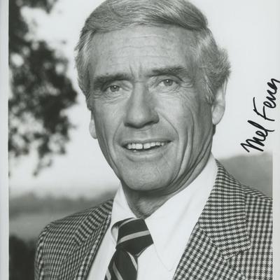 Mel Ferrer signed photo