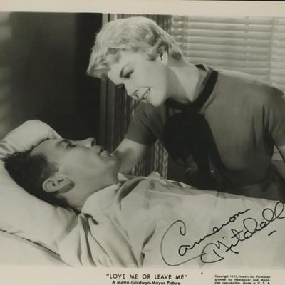 Cameron Mitchell signed "Love Me or Leave Me" movie photo