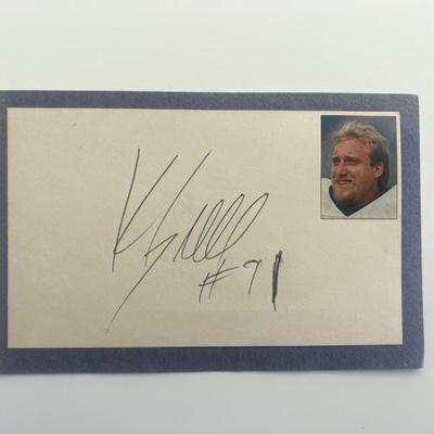 Kevin Greene original signature and photo