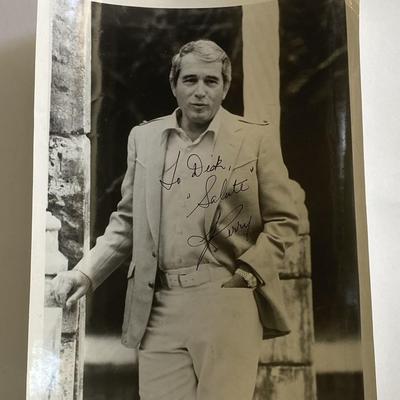 Perry Como signed photo 